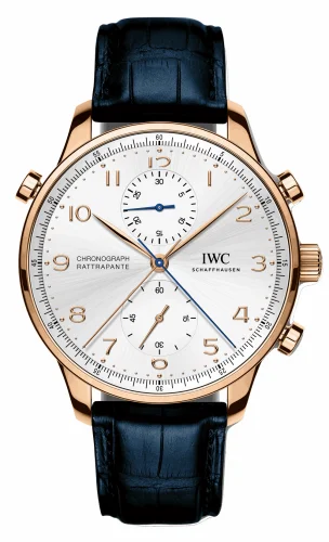 IWC Portuguese Chrono-Rattrapante Red Gold / Silver / Lisboa IW3712-18 (IW371218, PADRÃO DOS DESCOBRIMENTOS)